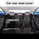 thumbnail image 5 of Fundas de Asiento Trasero de Auto Desmarcar La Lista de Schindler 120x59x76cm, 5 of 6