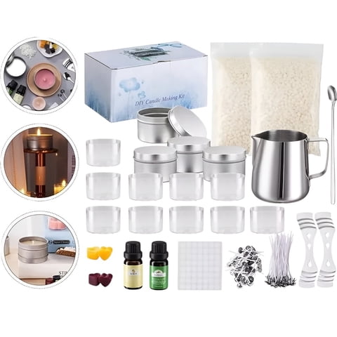 Genérico - Kit Para Hacer Velas Moldes Para Hacer Velas Artesanales