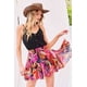 thumbnail image 1 of Mono CC Clothing Estampado Floral Volantes Negro/Tropical L, 1 of 5