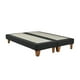 thumbnail image 2 of Base Dividida Cama Europea King 200x180 CM Gris Oscuro Felpa, 2 of 4