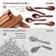 thumbnail image 4 of Cucharas de madera Hefeld, 7 unidades, pequeñas, con miel, té y café, 4 of 6