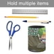 thumbnail image 5 of Craig del Arroyo-theme Cylinder Pen Holder Pencil Organizer with Flannel Lining PVC Leather Material Cardboard Base for study work 10*8CM, 5 of 6