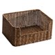 thumbnail image 3 of Cesta De Almacenamiento Tejida, Cesta Decorativa Decorativa Para Inodoro, Encimera De Granja, Marrón Oscuro, 3 of 5