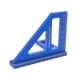 thumbnail image 5 of Regla Del Triángulo De Regla De Medición De ángulo Múltiple Para Elaborar El Uso Del Hogar De La Madera 8.5x7.9x11.2cm Azul Métrico, 5 of 5