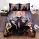 thumbnail image 1 of Monogatari Series Shinobu With The Skulls Quilt Duvet Cover Set Soft Kids Double3-Piece Bedding Set, 1 of 5
