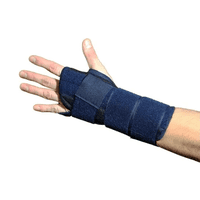 Genérico - Muñequera Ortopédica Con Férula Túnel Carpiano Azul S-M