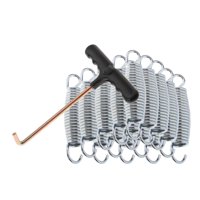 Ioensy - Muelles De Trampolín Para Exteriores, Repuesto De Piezas De Trampolín Resistentes, Resorte De 10Cm, 15 Uds.
