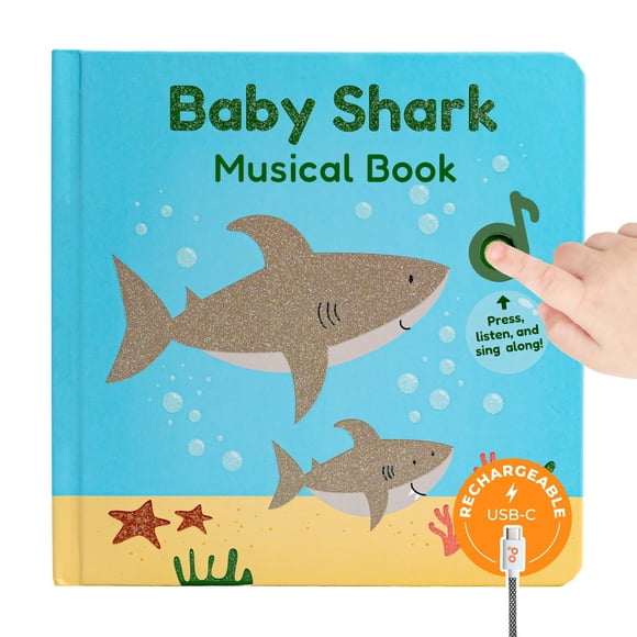 Libro musical Baby Shark de Cali's Books para niños de 1‑3 años