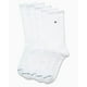 thumbnail image 3 of Calcetines redondos Tommy Hilfiger Performance Stretch, paquete de 5, blancos, 3 of 3