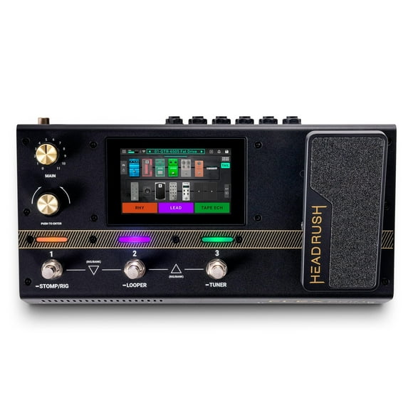 Pedal multiefectos para guitarra y bajo HEADRUSH Flex Prime