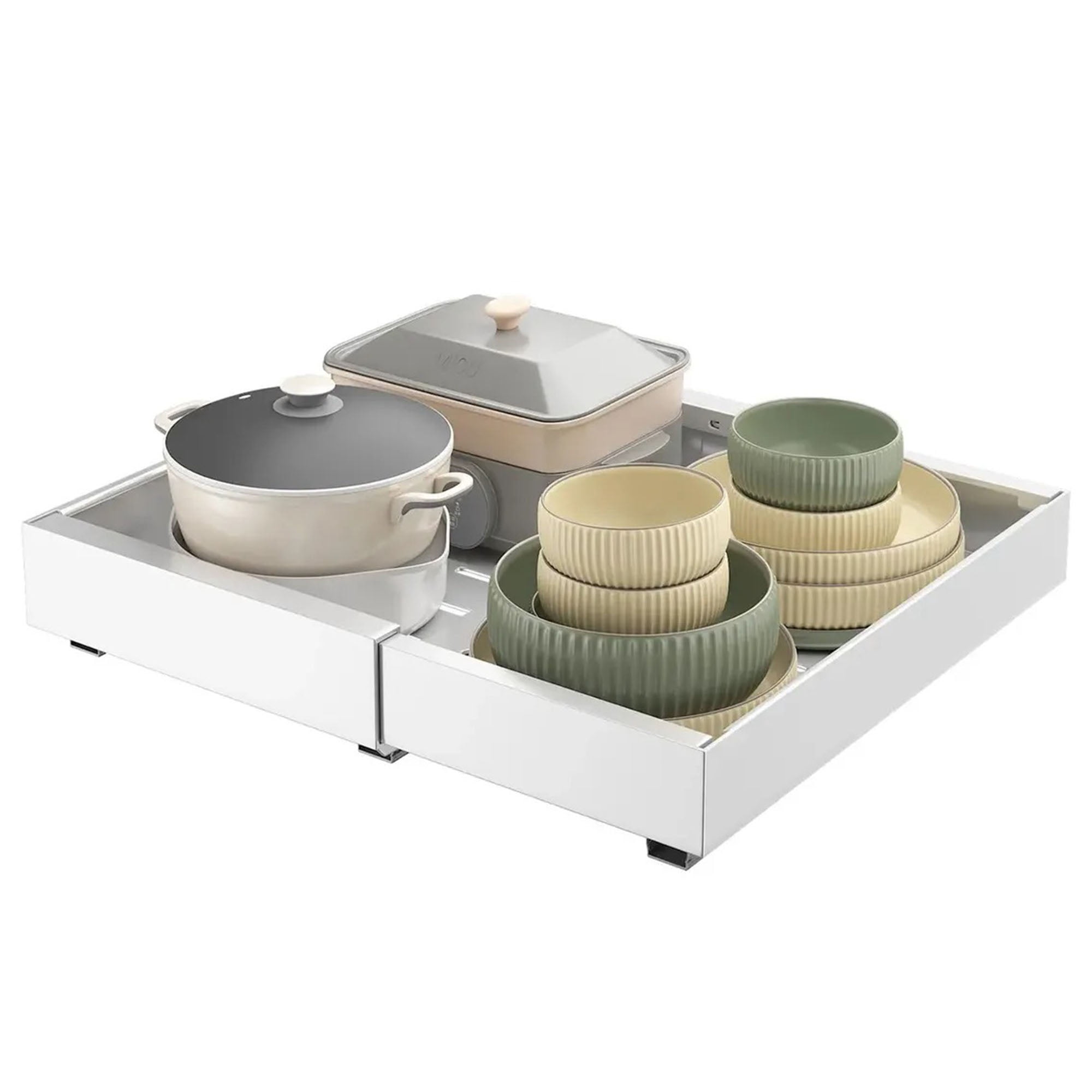 Genérica - Bandeja Organizadora Extensible Para Cubertería, Ollas