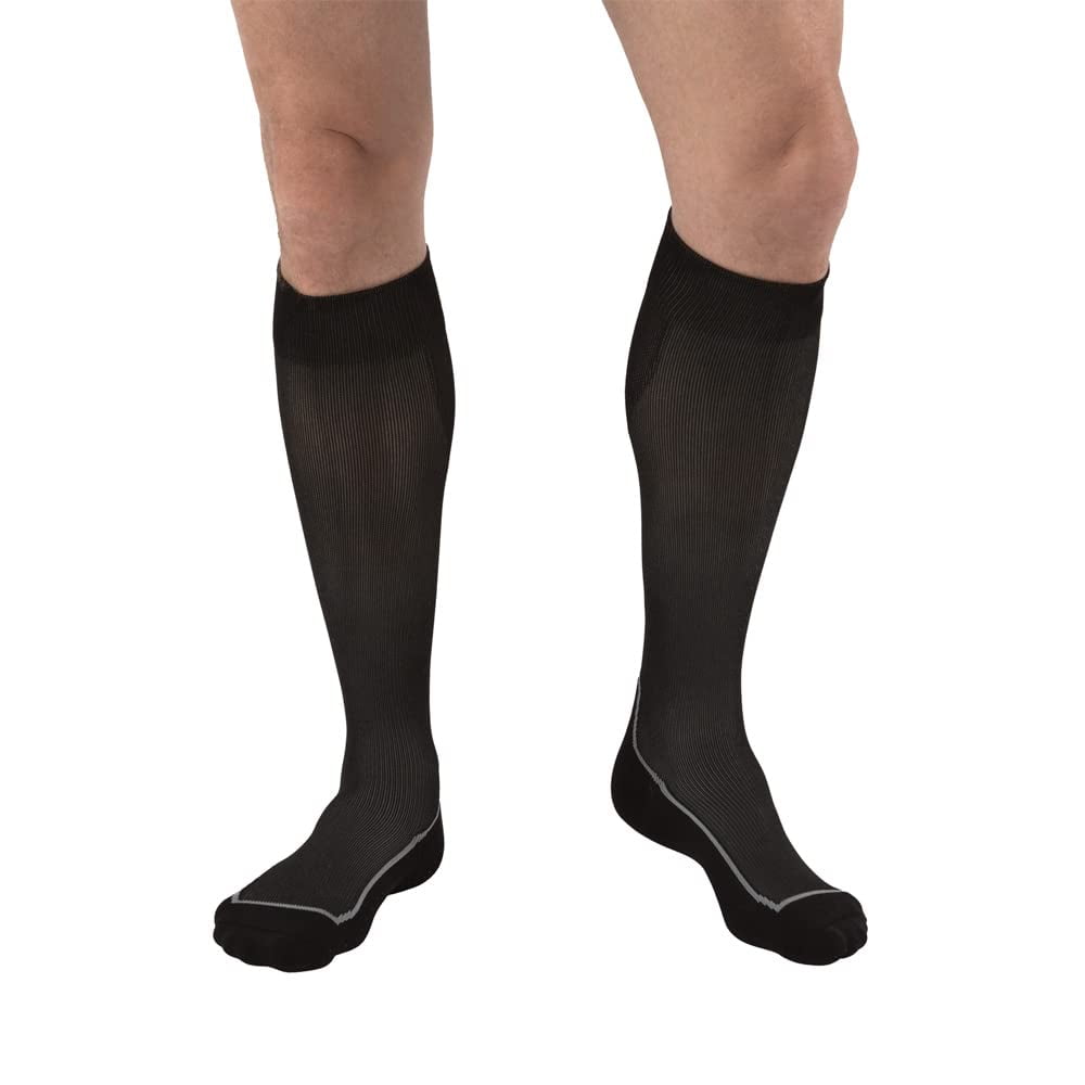 Calcetines De Compresión Jobst Sport Knee High 15-20 Mmhg Negros