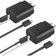 thumbnail image 1 of Cargador USB-C GUUSMART de 25 W con 2 cargadores y 2 cables, 1 of 3