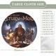 thumbnail image 2 of El Señor de los Anillos-theme Fitted Round Tablecloths Elastic Edged Table Covers Waterproof Table Cloth for Kitchen Holiday Party Tables Decor 120cm, 2 of 6