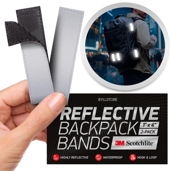 Bandas Reflectantes Byllstore Pack de 2 - 1x4 pulgadas (3M)