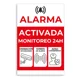 thumbnail image 1 of AVISO ALUMINO 20X30 CMS Alar activada fondo silver, 1 of 1