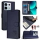 thumbnail image 1 of Funda tipo cartera FOXDOCK para Xiaomi Redmi Note 13 Pro 5G con soporte, ranuras, RFID, diseño de gato, 1 of 5