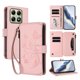thumbnail image 1 of Funda Cartera Mariposa para [Xiaomi 14T] con Soporte y Cremallera Rosa, 1 of 6