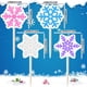 thumbnail image 2 of 28 piezas de adornos para magdalenas con forma de copos de nieve para niños, baby shower, cumpleaños, 2 of 7