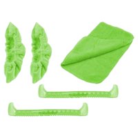 Magideal - Fundas Para Patines De Hielo, Fundas Protectoras Para Patines Con Paño De Limpieza, Protector De Patines Para Patinar Al Aire Libre , Verde
