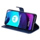 thumbnail image 2 of Funda con Cremallera para Motorola MOTO E20/E30/E40, Carcasa Cartera de Cuero PU con Soporte y Tarjetero, 2 of 6