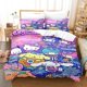 thumbnail image 1 of Sanrio Cartoon Bedding Set Soft polyester/cotton duvet cover Ideal for decorating the bedroom 3D digital print Gift for children Bed Sheets, 1 of 5