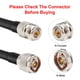 thumbnail image 2 of Cable coaxial XRDS-RF de 15 pies N macho a N hembra 50 ohmios KMR240, 2 of 5