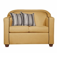 Ruzam Mobel - Sofá 2 Cuerpos Zafiro Mostaza