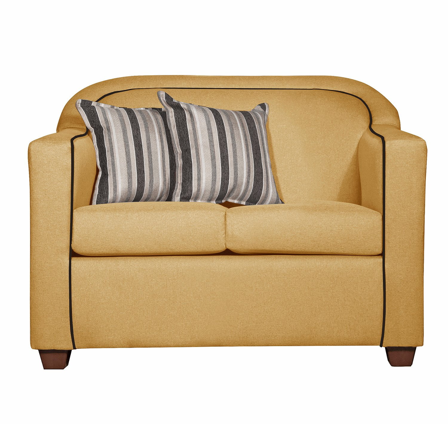 Ruzam Mobel - Sofá 2 Cuerpos Zafiro Mostaza