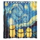 thumbnail image 1 of Cortina de ducha de la serie Minions traviesos, juego de cortina de baño con ganchos, tamaño 66 x 72 pulgadas, 1 of 3