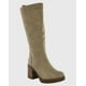 thumbnail image 1 of Bota Lisa alta Khaki, 1 of 4