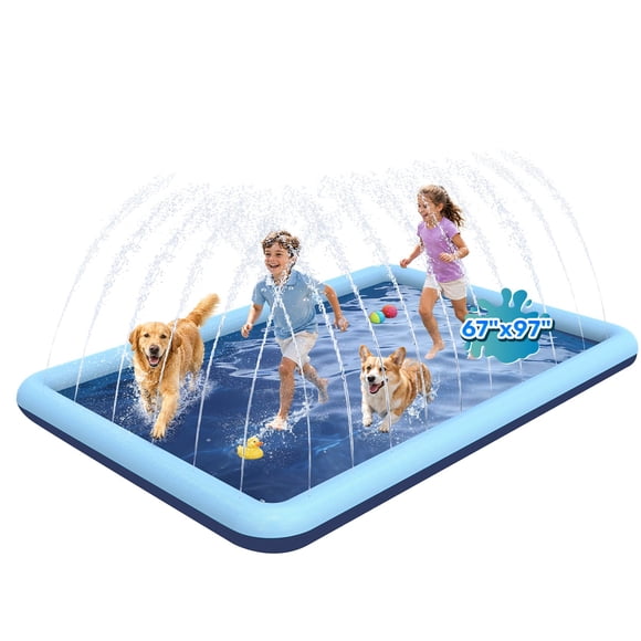Alfombra de Agua Bilibara 246 × 150 cm Antideslizante Color Turquesa