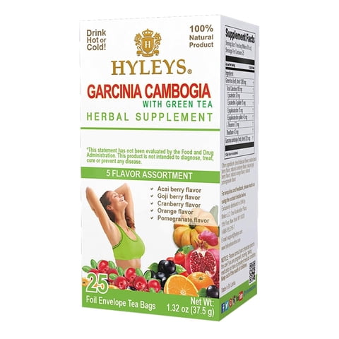 Surtido De 5 Sabores De Té Verde Garcinia Cambogia De Tea Hyleys