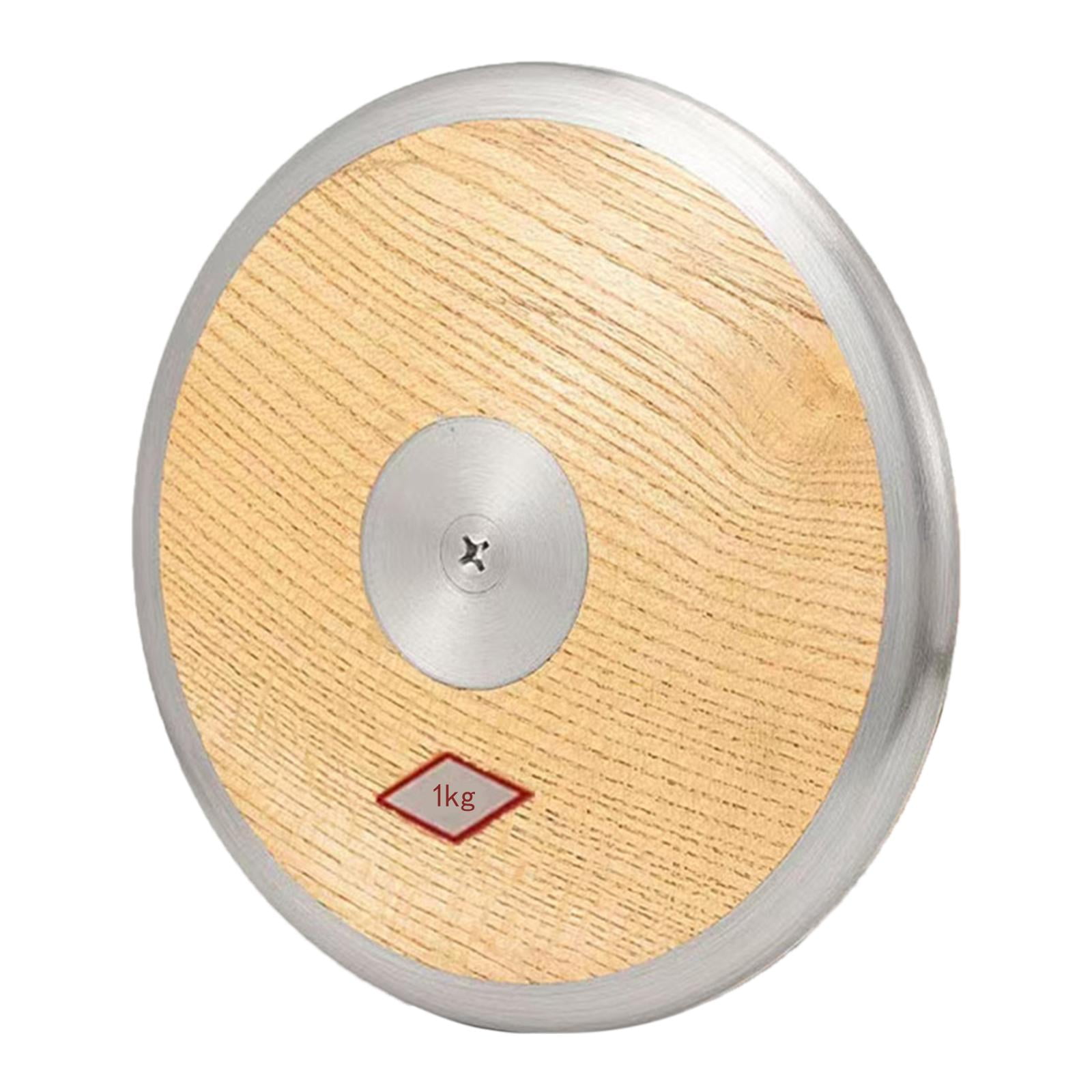 Ioensy - Disco De Madera Para Práctica De Atletismo, Para Principiantes, Hombres Y Mujeres, 1 Kg