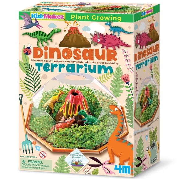 Crea Terrario Dinosaurios (no contiene semillas ni compost)
