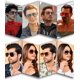thumbnail image 3 of Lentes de Sol AIEYEZO Tony Stark Vintage Cuadrados con Montura Metálica, 3 of 7