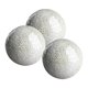 thumbnail image 4 of 3 Piezas De Artículos Para El Hogar De Vidrio Bolas Decorativas Decoración Del Hogar Mosaico Esfera Plata Blanco, 4 of 5