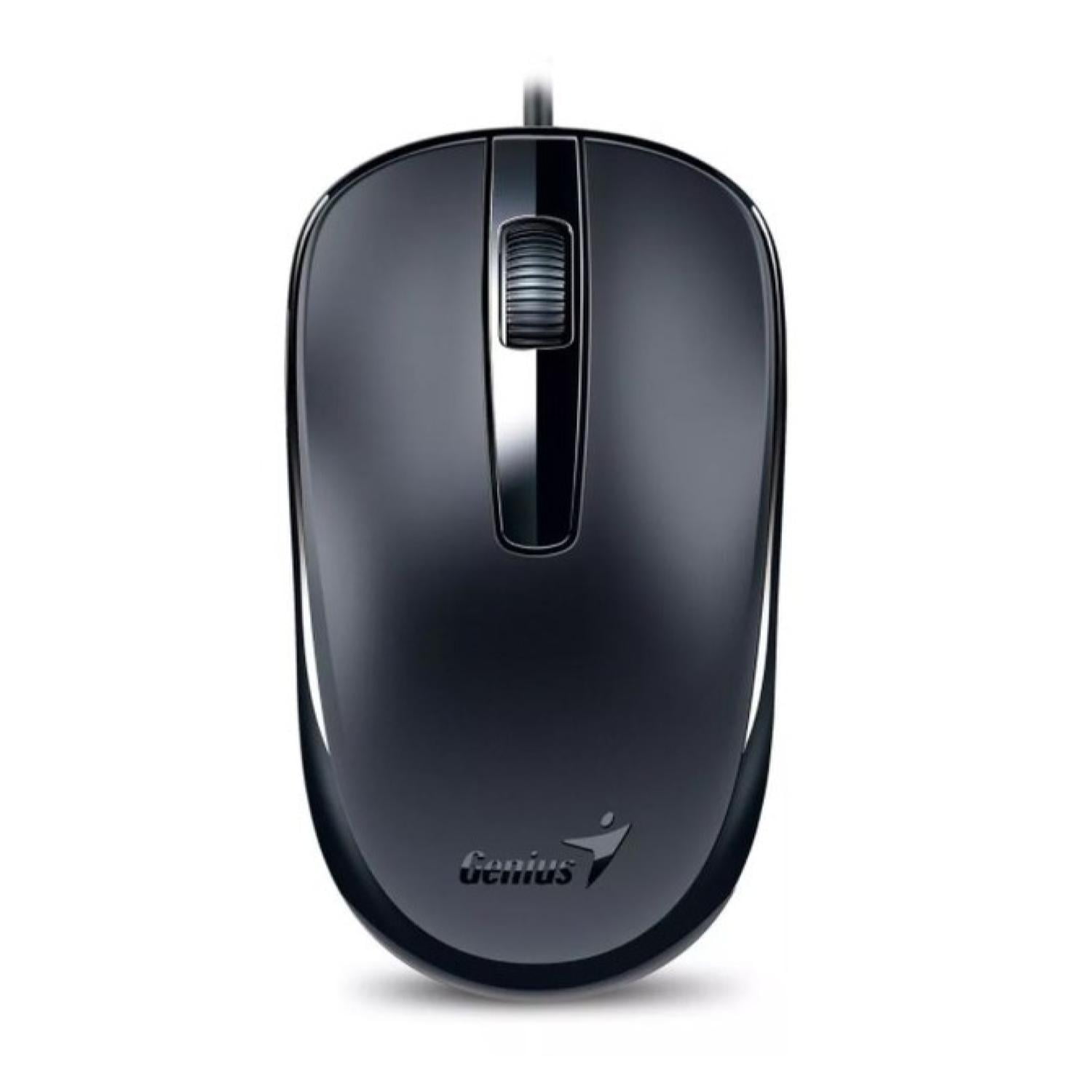 Genius - Mouse Alambrico 3 Botones 1000dpi Dx-110 Negro