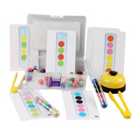 Bothyi - Juguetes De Tubo De Ensayo Con Cuentas De Clip, Juguetes De Cuentas Con Clips De Arcoíris Para Edades De 3 A 6 Años, Regalos Navideños, 2 Tubos