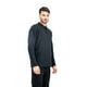thumbnail image 2 of Polera Pique Quebec Manga Larga Negro Hombre, 2 of 7