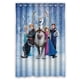 thumbnail image 1 of Cortina de ducha con diseño de Frozen, Elsa, Anna y Olaf, con ganchos, 122 x 183 cm., 1 of 3