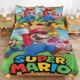 thumbnail image 1 of Super Mario Bed Duvet Cover Microfiber Bedding Sets 3D Printed Lightweight 3 Piece Comforter Sets for Kids Boys Girls, 1 of 5