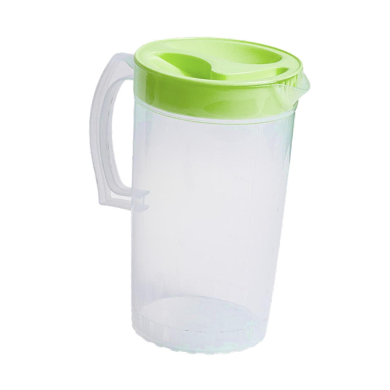 Magideal - Contenedor De Bebida De Agua De Agua Contenedor Múltiples Agua Fría Jabeador De Jugo De Tetero Para Refrigerador Para Bebidas De Leche Té Helado Verde