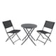 thumbnail image 1 of Set Bistro 2 Sillas + Mesa Textileno Gris, 1 of 3