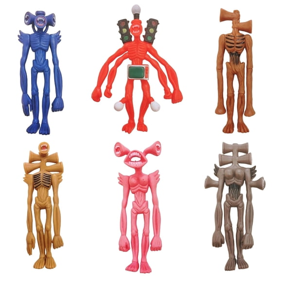 Figuras de acción BELEJOYFOK 12 cm 6 piezas Siren Head