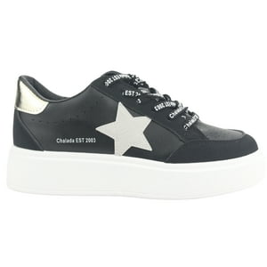 Zapatilla Chalada Mujer Candy-36 Negro Urbano