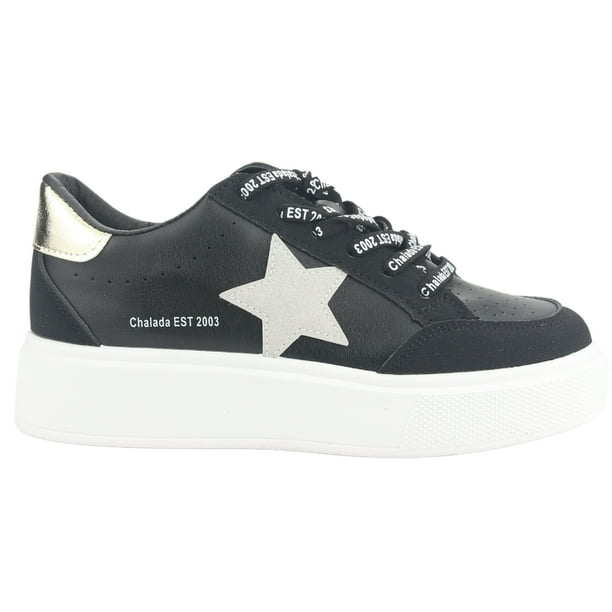 Zapatilla Chalada Mujer Candy-36 Negro Urbano