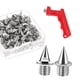thumbnail image 2 of Spikes De Zapatería De Track De 60 Piezas Atletismo De Atletismo Para Correr Para Adultos Deportivos Plateado, 2 of 5