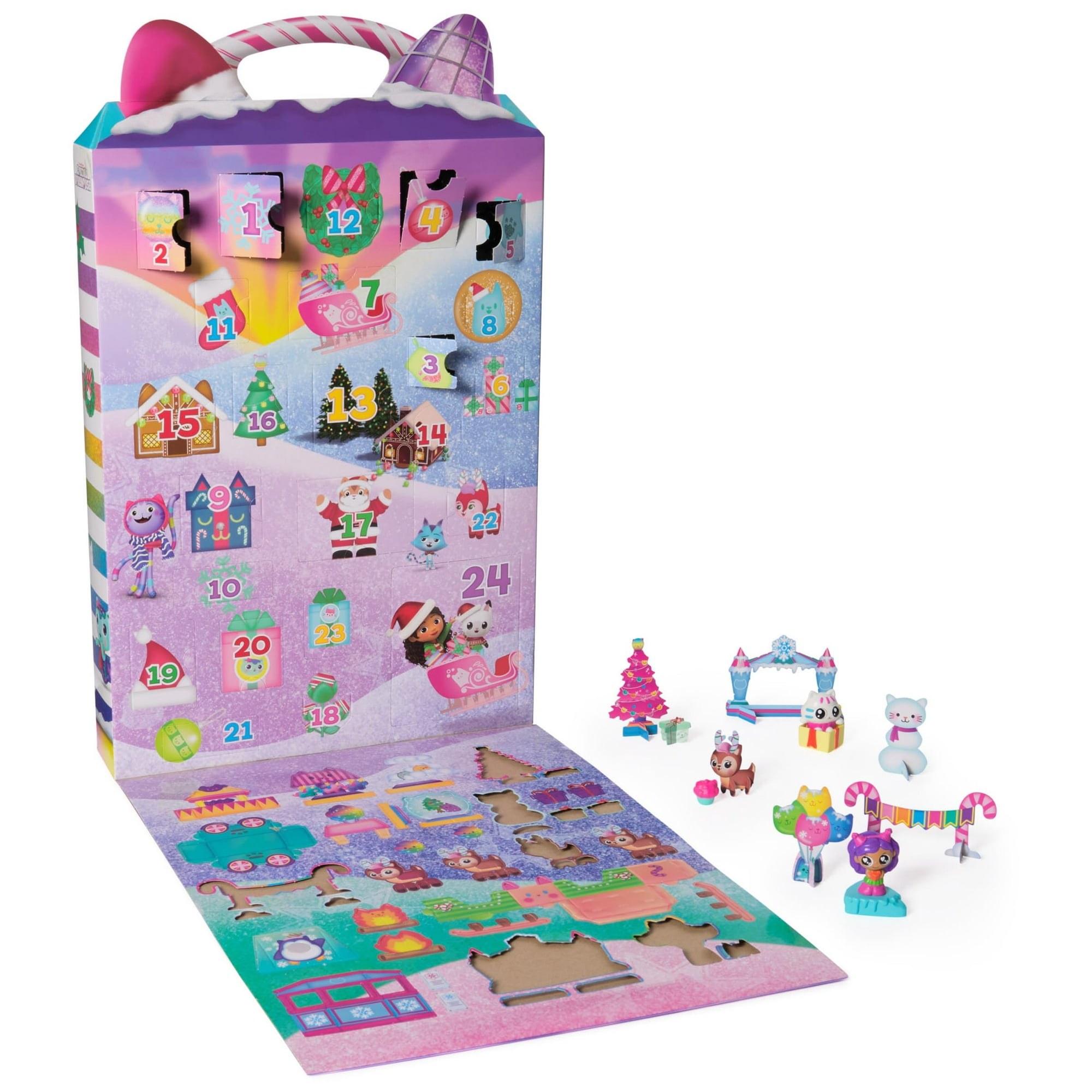 Calendario De Adviento Gabby's Dollhouse Dreamworks 2024 Con 24 Juguetes