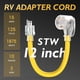 thumbnail image 2 of Cable De Alimentación Adaptador Rv De 30 Amperios A 15 Amperios 30 Cm, 2 of 8